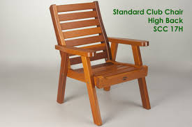 Standard Club Patio Chair High Back