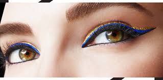 coloured eyeliner give your creativity