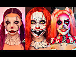 tiktok clown makeup scary makeup