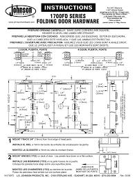 johnson hardware 1700 instructions pdf