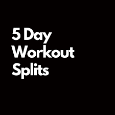 the 8 best 5 day workout splits with