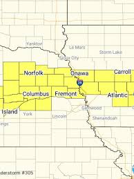 Thursday, is effective until 9 p.m. Severe Thunderstorm Watch In Effect For Parts Of Nebraska Iowa Kptm