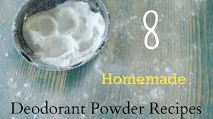 eight homemade deodorant powder recipes