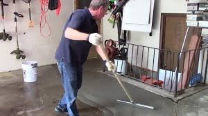 resurfacing a garage floor you