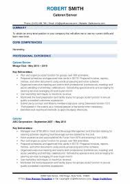 Create a food service resume in 5 simple steps; Caterer Resume Samples Qwikresume