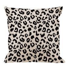 Find great deals on ebay for leopard pillow cover. Hgod Designs Leopard Pillow Cover Decorative Throw Pillow Leopard Print Pillow Cases Cotton Linen Outdoor Indoor Square Cushion Covers For Home Sofa Couch 18x18 Inch Black White Buy Online In Bosnia And Herzegovina