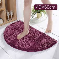 half round bathroom rug
