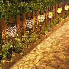 ulmisfee garden solar lights pathway