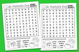 All of the cards are free and can be printed in just minutes. Free Printable St Patrick S Day Word Search Puzzle Mrs Merry