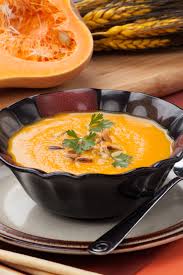 roasted ernut squash soup a thick