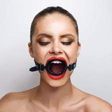 Open Mouth Gag, O-Ring Gag,BDSM Fetish Bondage Silicone Gag Slave  Submissive gag | eBay