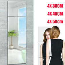 Extra Large Mirror Tiles Glass Wall