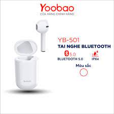 Tai nghe bluetooth TWS Yoobao YB-501 âm thanh nổi dùng cho điện thoại máy  tính bảng - Tai nghe Bluetooth nhét Tai