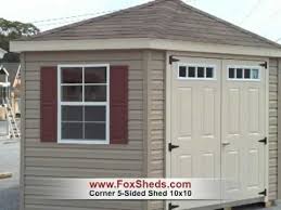 Corner Shed 5 Sided Shed 10x10 From