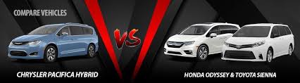 Upper trim levels such as touring and elite are offering honda's cabinwatch camera system. 2019 Chrysler Pacifica Hybrid Vs Honda Odyssey Toyota Sienna Williamson Chrysler