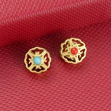 nepal 18k gold diy jewelry accessories