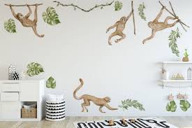 Safari Animals Wall Decal Nursery Wall