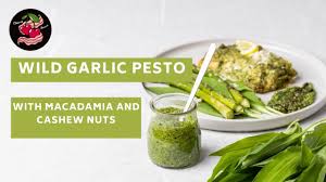 wild garlic pesto with macadamia and