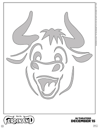 The film is telling a couple of bull named we give you a collection of photos printable disney ferdinand coloring pages to print and colour! Free Ferdinand Printable Coloring Sheets Pumpkin Carving Stencils Twin Cities Frugal Mom