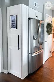 build a refrigerator surround cabinet