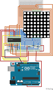 Arduino Led Matrix 8 X 8 Max7219 And Arduino Uno R3