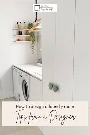 how to design a laundry room tips from