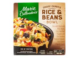 Marie callender s frozen dinner teriyaki chicken 13 oz box 15. Marie Callender S Cheesy Chipotle Rice Beans Bowl Frozen Food Consumer Reports