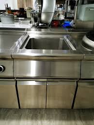 single bowl sink cabinet commercial