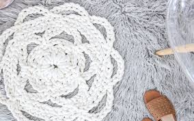 diy macrame rope rug giant doily no
