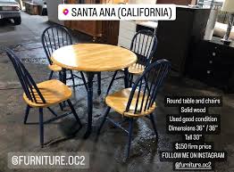 round table and chairs solid wood for