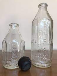 Vintage 1950 S Pyrex Glass Baby Bottles