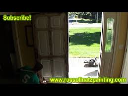 How To Paint A Stained Fiberglass Door