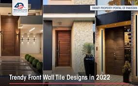 trendy front wall tiles designs in 2022