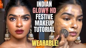 glowy indian festive makeup tutorial