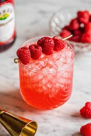 raspberry vodka chagne tail