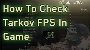 how to check fps in escape from tarkov