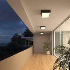 Galvanized Led Outdoor Ceiling Light
