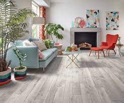 75 gray vinyl floor living room ideas