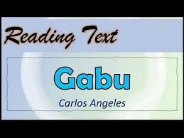 The philippines is known to. Gabu By Carlos A Angeles Meaning And Imagery Youtube