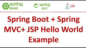 Spring Boot Spring Mvc Jsp Hello World Example Video