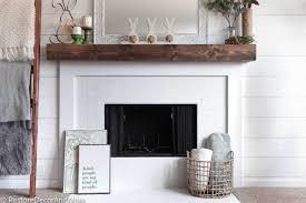 Our Diy Faux Brick Fireplace Re