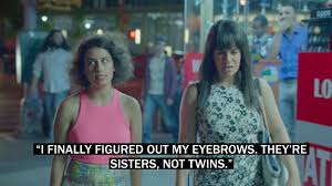 We're finally heading back to broad city. And They Should Be Treated As Such Broad City Lol When You Have Thick Eyebrows Broad City City Quotes Bones Funny