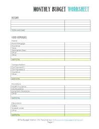 Monthly Bill Tracker Template Excel Business Expense