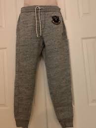 Details About New Abercrombie By Hollister Men Applique Logo Joggers Heather Grey Small