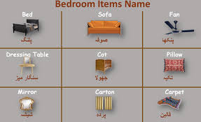 in the bedroom name in urdu to english