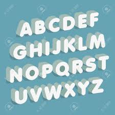 Image depicting all the letters of the alphabet in a 3d block font . 3d Font Alphabet Letters Vector Illustration Royalty Free Cliparts Vectors And Stock Illustration Image 81321103