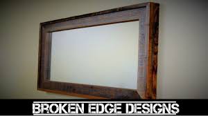 reclaimed mirror frame you