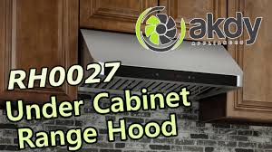 Akdy Under Cabinet Range Hood Model Rh0027 Product Showcase