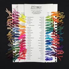 Washfast Acid Dye Color Card Pro Chemical Dye