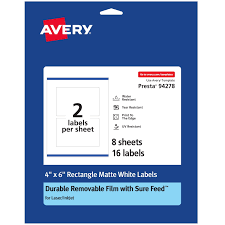 avery durable id labels with sure feed